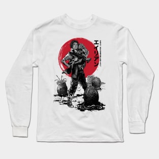 The rescue to Newt sumi e Long Sleeve T-Shirt